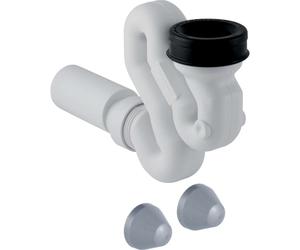 Geberit - Siphon pour urinoir, avec des accessoires de montage, sortie horizontale, d 50 mm 152.942.11.1
