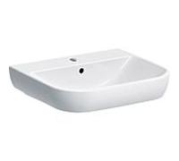 Geberit Lavabo Smyle 500.227.01.1 55×48 cm avec trou pour robinetterie et trop-plein Blanc brillant