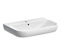 Geberit Smyle lavabo 500248011 blanc, 70x48cm, avec trou pour robinetterie et trop-plein