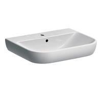 Geberit Smyle lavabo avec trou de robinet avec trop-plein 60x48x16,5cm blanc 500228011 500.228.01.1
