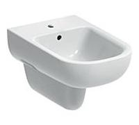 Geberit Smyle mural Bidet 500216018 KeraTect/ blanc , raccordement d'eau caché, avec trop-plein