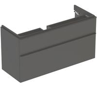 Geberit Smyle Square armoire 118.4x47x61.7 cm sous-lavabo suspendu noir 500.355.JK.1