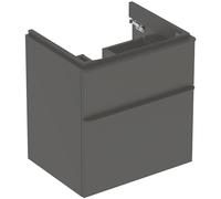 Geberit Smyle Square armoire 58.4x47x61.7 cm sous-lavabo suspendu noir 500.352.JK.1