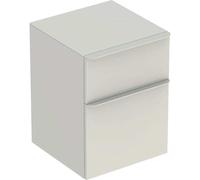 Geberit Smyle Square armoire latérale, 500357, 45x60x47cm, avec 2 tiroirs, 500.357.JL.1, Couleur: Laque brillante gris sable