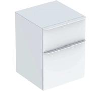 Geberit Smyle Square armoire latérale 500357001 45x60x47cm, avec 2 tiroirs, blanc brillant