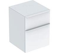 Geberit Smyle Square armoire latérale 500357001 45x60x47cm, avec 2 tiroirs, blanc brillant