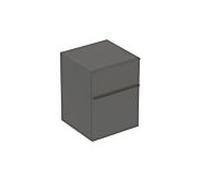Geberit Armoire latérale Smyle Square 45x47x60 cm suspendue noir 500.357.JK.1