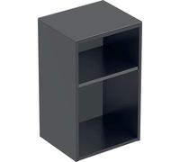 Geberit Smyle Square armoire latérale, 500358, 36x60x29,9cm, ouvert, 500358JK1, Couleur: lave / laqué mat - CM