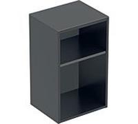 Geberit Smyle Square armoire latérale 500358JK1 36x60x29,9cm, ouvert, lave mate