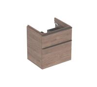 Geberit Armoire sous-lavabo suspendue Smyle Square 500.352.JR.1 58,4x61,7x47 cm Noyer