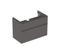 Geberit Smyle Square armoire sous lavabo, 500354, 884x617x470mm, avec 2 tiroirs, 500.354.JK.1, Couleur: lave / laqué mat