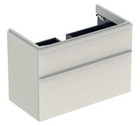 Geberit Smyle Square armoire sous lavabo, 500354, 884x617x470mm, avec 2 tiroirs, 500.354.JL.1, Couleur: Laque brillante gris sable