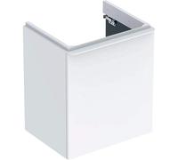 Geberit Smyle Square meuble sous-vasque 500366001 53,6x61,7x43,3cm, porte 2000 à gauche, blanc brillant