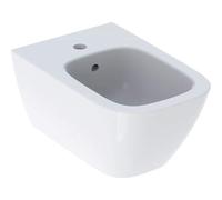 Geberit Smyle Square mural Bidet 500209011 blanc , forme fermée, avec trop-plein