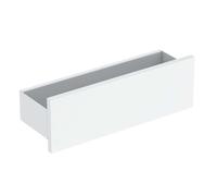 Geberit Smyle Square - Étagère 45 cm, lave / blanc 500.362.00.1