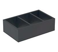 Geberit Smyle Square insert de tiroir 500676001 32,3x9,8x20cm, lave structurée, division H