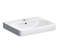 Geberit Smyle Square lavabo 60x48 cm rectangulaire classique-de meuble-encastrée blanc brillant 500.229.01.1