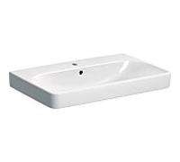 Geberit – Lavabo Smyle Square 75x48 cm KeraTect blanc brillant avec trou/trop-plein 500.249.01.8