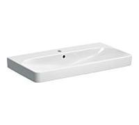 Geberit Smyle Square lavabo 500251011 blanc, 90x48cm, avec trou pour robinetterie et trop-plein