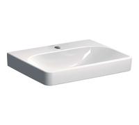 Geberit Smyle Square - lavabo 60x48 cm, sans trop-plein, trou pour robinetterie, blanc 501.732.00.1