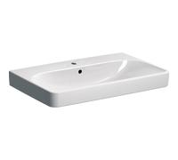 Geberit Smyle Square lavabo avec trou de robinet avec trop-plein 75x48x16.5cm blanc 500.249.01.1