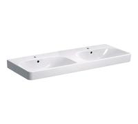 Geberit Lavabo double Smyle Square 120x48 cm blanc mat KeraTect 500.223.01.8