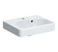 Geberit Smyle Square lavabo 45x36 cm rectangulaire classique-de meuble-encastrée blanc brillant 500.222.01.8