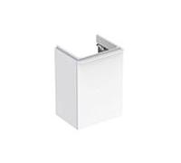 Geberit Smyle Square lave-mains élément bas 500351001 44,2x61,7x35,6cm, porte 2000 à gauche, blanc brillant