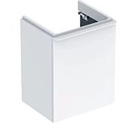 Geberit Smyle Square lave-mains élément bas 500363001 49,2x61,7x40,6cm, porte 2000 à droite, blanc brillant