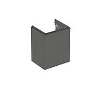 Geberit Smyle Square lave-mains élément bas 500364JK1 49,2x61,7x40,6cm, porte à gauche, lave mate