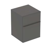 Geberit Armoire latérale Smyle Square 45x47x60 cm suspendue noir 500.357.JK.1