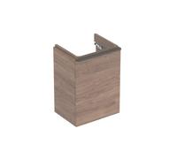 Geberit Smyle Square, meuble sous-lavabo, 500350, 442x617x356mm, avec 1 porte, ouverture à droite, 500350JR1, Couleur: Structure en bois de noyer hickory / mélamine - CM