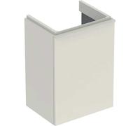Geberit Smyle Square, meuble sous-lavabo, 500351, 442x617x356mm, avec 1 porte, ouverture à gauche, 500.351.JL.1, Couleur: Laque brillante gris sable