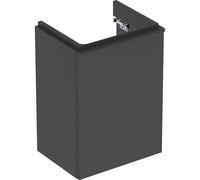 Geberit Smyle Square lave-mains meuble bas 500351JK1 44,2x61,7x35,6cm, porte 2000 à gauche, lave mate