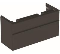 Geberit Smyle Square meuble sous-lavabo pour lavabo double, 500356, 1184x617x470mm, avec 2 tiroirs, 500.356.JK.1