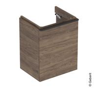 Geberit Meuble lave-mains Smyle Square 49,2 x 61,7 x 40,6 cm Noyer à droite 500.363.JR.1