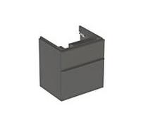 Geberit Smyle Square armoire 58.4x47x61.7 cm sous-lavabo suspendu noir 500.352.JK.1