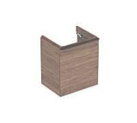 Geberit Smyle Square armoire sous lavabo, 500365, 536x617x433mm, avec 1 porte, ouverture à droite, 500.365.JR.1, Couleur: Structure en bois de noyer hickory / mélamine