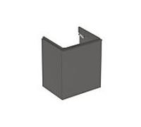 Geberit Smyle Square meuble sous-vasque 500366JK1 53,6x61,7x43,3cm, porte 2000 à gauche, lave mate