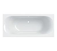 Geberit Baignoire Soana 554007011 blanc , 180x80cm, drain et trop-plein au milieu