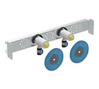 Geberit Support de raccordement FlowFit 619671001 DN 15, Ø 20 mm, Rp 2000 / 2, 50 cm, 90 degrés, cloison sèche