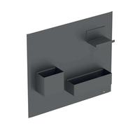 Geberit - Tableau magnétique avec compartiments, 45x39 cm, lave mat 500.649.JK.2