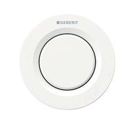 Geberit - Télécommande de chasse d’eau type 01, blanc alpin 116.041.11.1