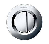Geberit - Télécommande de chasse d’eau type 01, chrome brillant 116.043.21.1