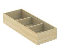 Ajusteur de tiroir Geberit 503194001 12,7 x 6,7 x 32,9 cm, cloison en H, bambou laqué