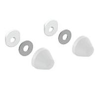 Geberit top cap set 217713111 blanc , lot de 2 pièces, plastique, blanc