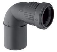 Geberit transition PP silencieux 390225141 DN 40/50, 87,5 degrés, réduit, optimisé pour le bruit