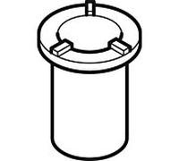 tube plongeur Geberit avec joint 252000001 rond