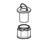 Geberit - Tube plongeur et filtre à cheveux 240.568.00.1