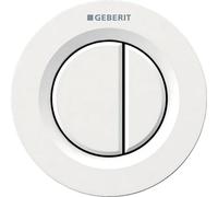 Geberit Typ 01 bouton de chasse d'eau pour WC blanc 116.042.11.1